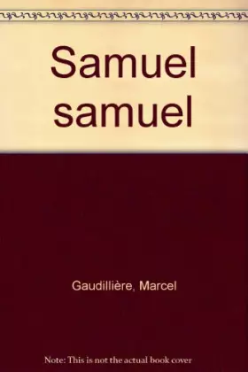 Couverture du produit · Samuel