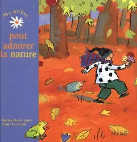 Couverture du produit · Ma prière pour admirer la nature