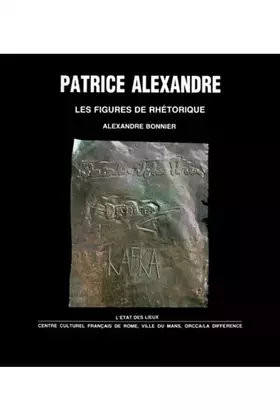 Couverture du produit · Patrice Alexandre: Les figures de rhétorique d'Alexandre