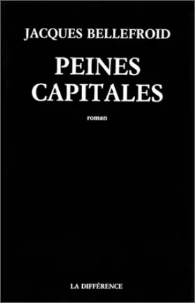 Couverture du produit · Peines capitales
