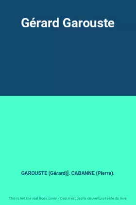 Couverture du produit · Gérard Garouste