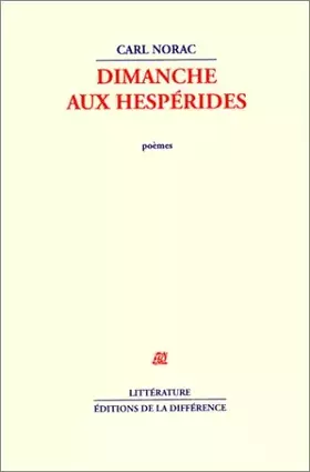 Couverture du produit · Dimanche aux Hespérides : Poèmes