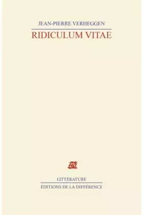 Couverture du produit · Ridiculum vitae