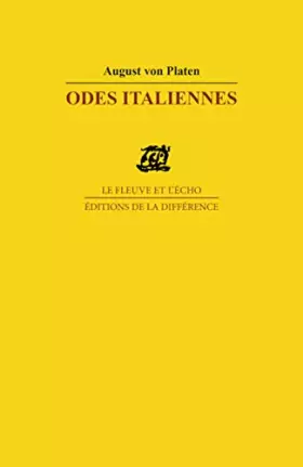 Couverture du produit · Odes italiennes: Poèmes