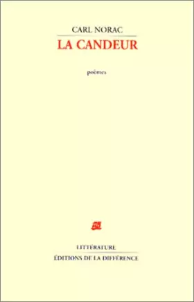 Couverture du produit · La candeur : Poèmes