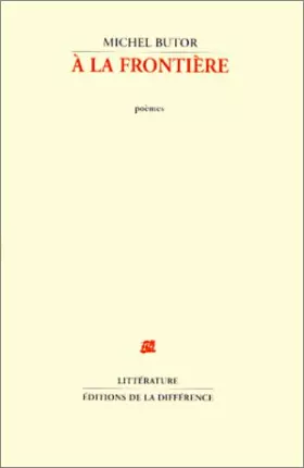 Couverture du produit · À la frontière : Poèmes