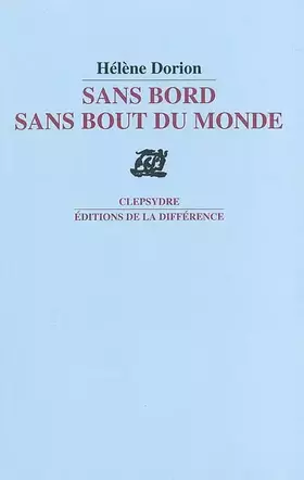 Couverture du produit · Sans bord, sans bout du monde