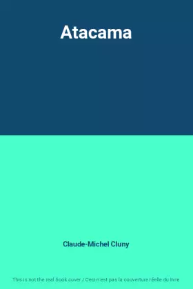 Couverture du produit · Atacama