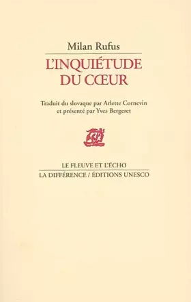 Couverture du produit · L'Inquiétude du coeur