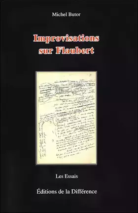 Couverture du produit · Improvisations sur Flaubert