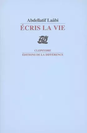 Couverture du produit · Ecris la vie