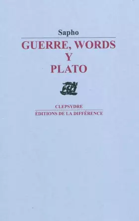 Couverture du produit · Guerre, Words y Plato