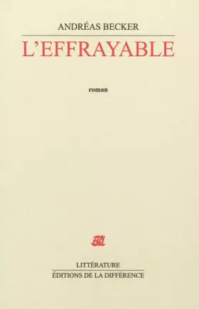 Couverture du produit · L'effrayable