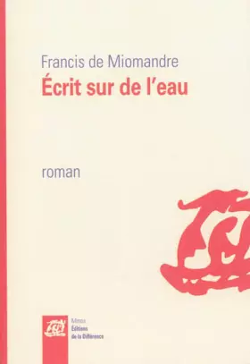 Couverture du produit · Ecrit sur de l'eau