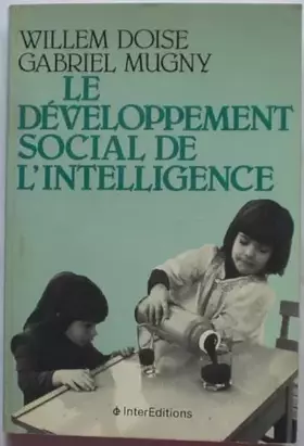 Couverture du produit · Le développement social de l'intelligence
