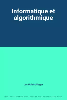 Couverture du produit · Informatique et algorithmique