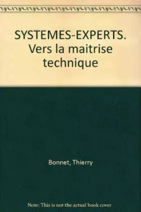 Couverture du produit · Systèmes experts