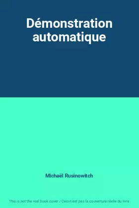 Couverture du produit · Démonstration automatique