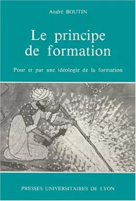 Couverture du produit · Le principe de formation