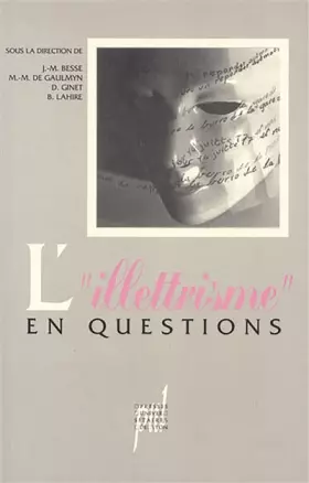 Couverture du produit · L'"illettrisme" en questions