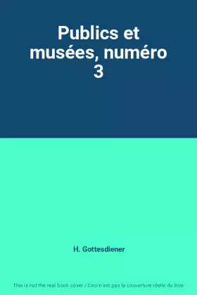 Couverture du produit · Publics et musées, numéro 3