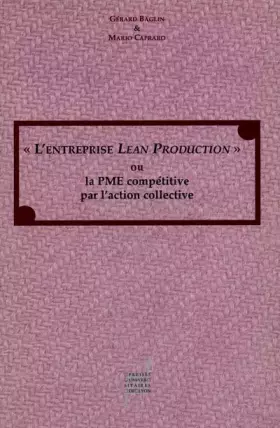 Couverture du produit · L'entreprise Lean : production