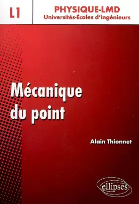Couverture du produit · Mécanique du Point Niveau L1