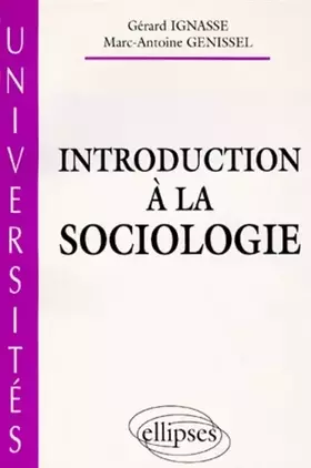 Couverture du produit · Introduction à la sociologie