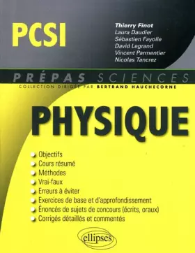 Couverture du produit · Physique PCSI