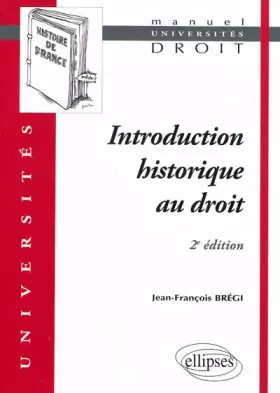Couverture du produit · Introduction historique au droit
