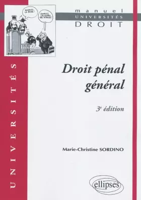 Couverture du produit · Droit pénal général