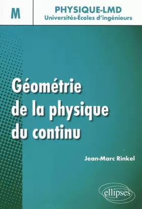Couverture du produit · Géométrie de la physique du continu