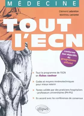 Couverture du produit · Tout l'ECN