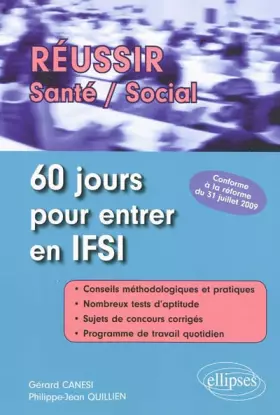 Couverture du produit · 60 jours pour entrer en IFSI