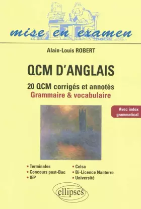 Couverture du produit · QCM d'anglais : Méthodologie et application