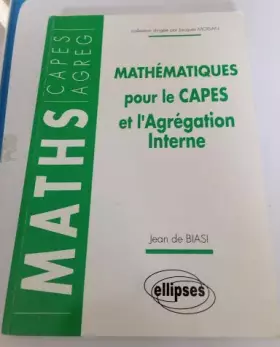 Couverture du produit · Mathématiques pour le CAPES et l'agrégation interne