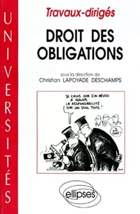 Couverture du produit · Droit des obligations : Travaux dirigés