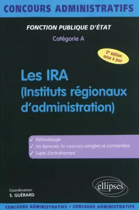 Couverture du produit · Les IRA (instituts régionaux d'administration)