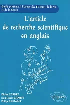 Couverture du produit · L'article de recherche scientifique en anglais