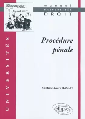 Couverture du produit · Procédure pénale