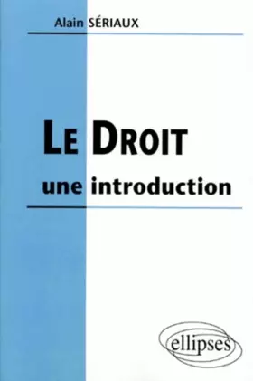Couverture du produit · Le Droit : Une introduction