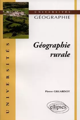 Couverture du produit · Géographie rurale