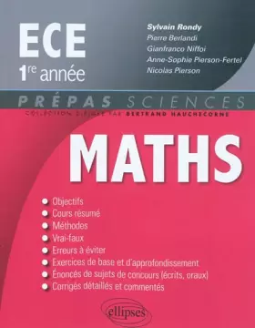 Couverture du produit · Mathématiques ECE 1e année