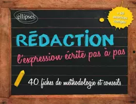 Couverture du produit · Rédaction l'Expression Écrite Pas à Pas
