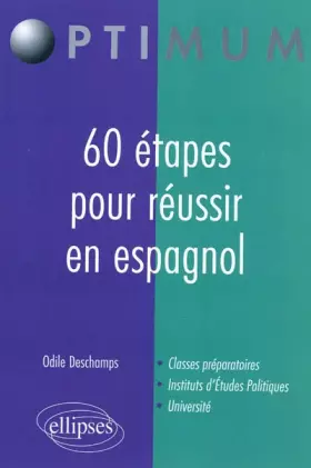 Couverture du produit · 60 étapes pour réussir en espagnol