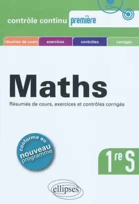Couverture du produit · Mathématiques Première S Conforme au Nouveau Programme 2011