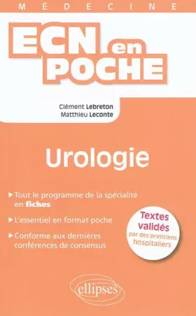 Couverture du produit · Urologie