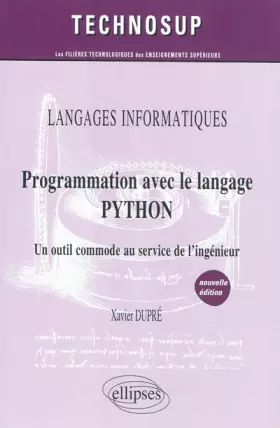 Couverture du produit · Programmation avec le Langage Python Deuxième Edition