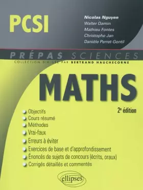 Couverture du produit · Mathématiques PCSI - 2e édition