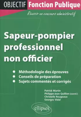 Couverture du produit · Sapeur Pompier Professionnel Non Officier